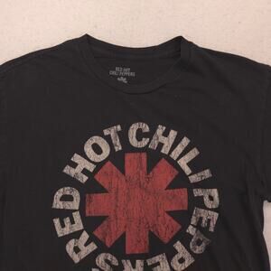 Red Hot Chili Peppers Band Graphic Casual T Shirt Adult Mens Size M Black
